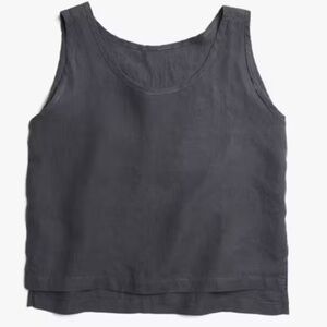 Parachute Linen Tank - Coal
